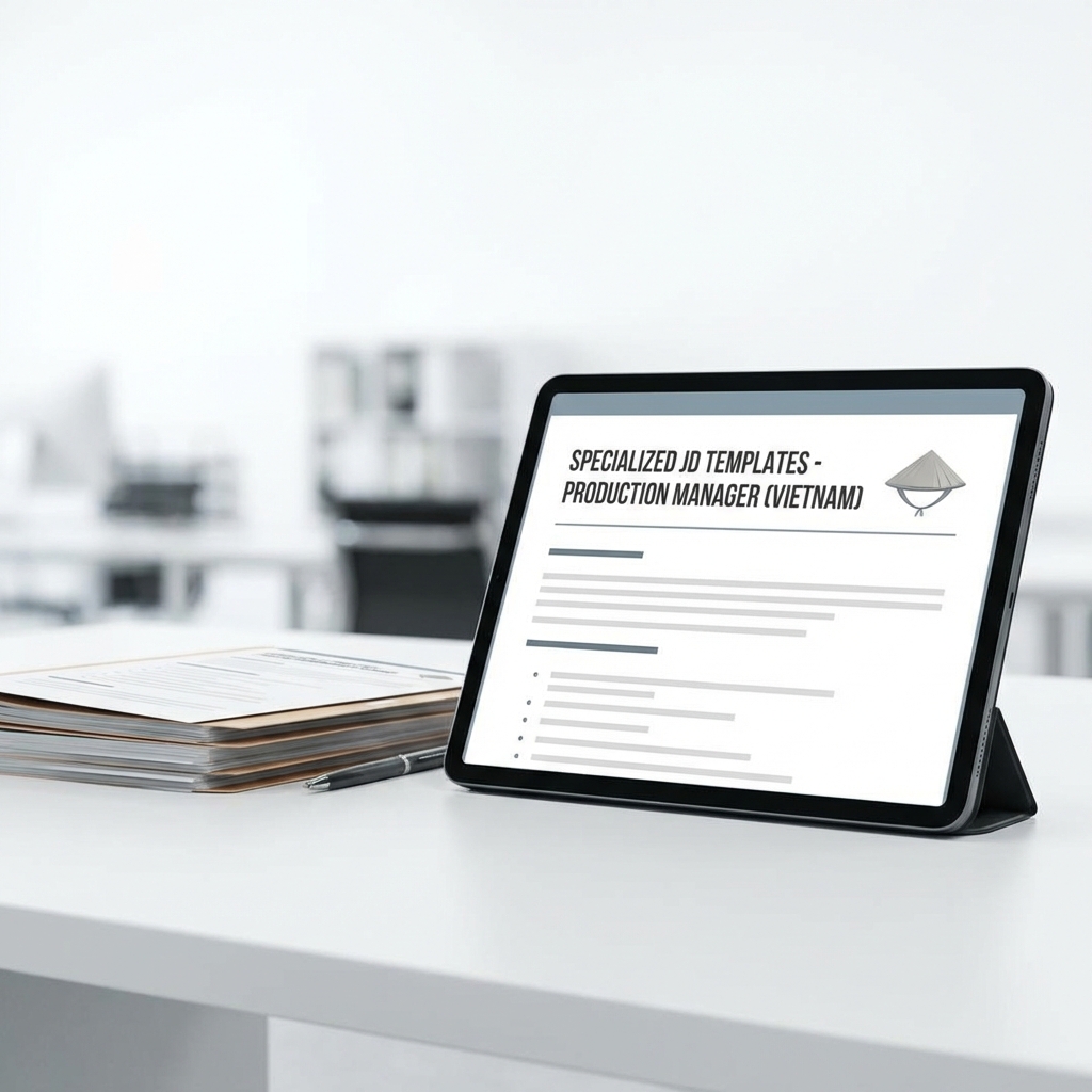 Job Description Templates for Manager Levels in production field in vietnam