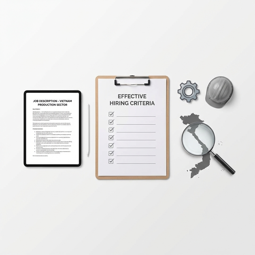 Job Description Templates for Manager Levels in production field in vietnam