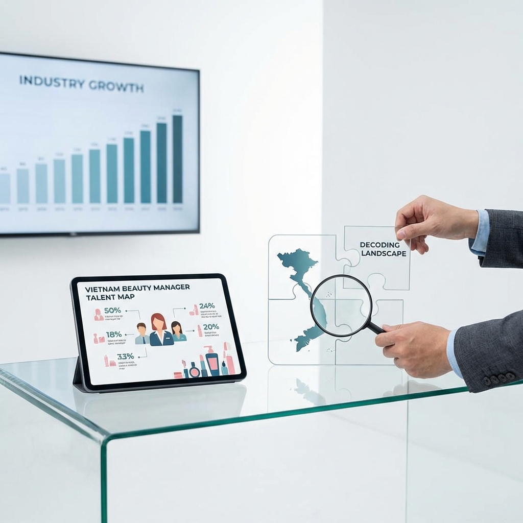 Test structure to assess Manager Level CVs in beauty field in vietnam