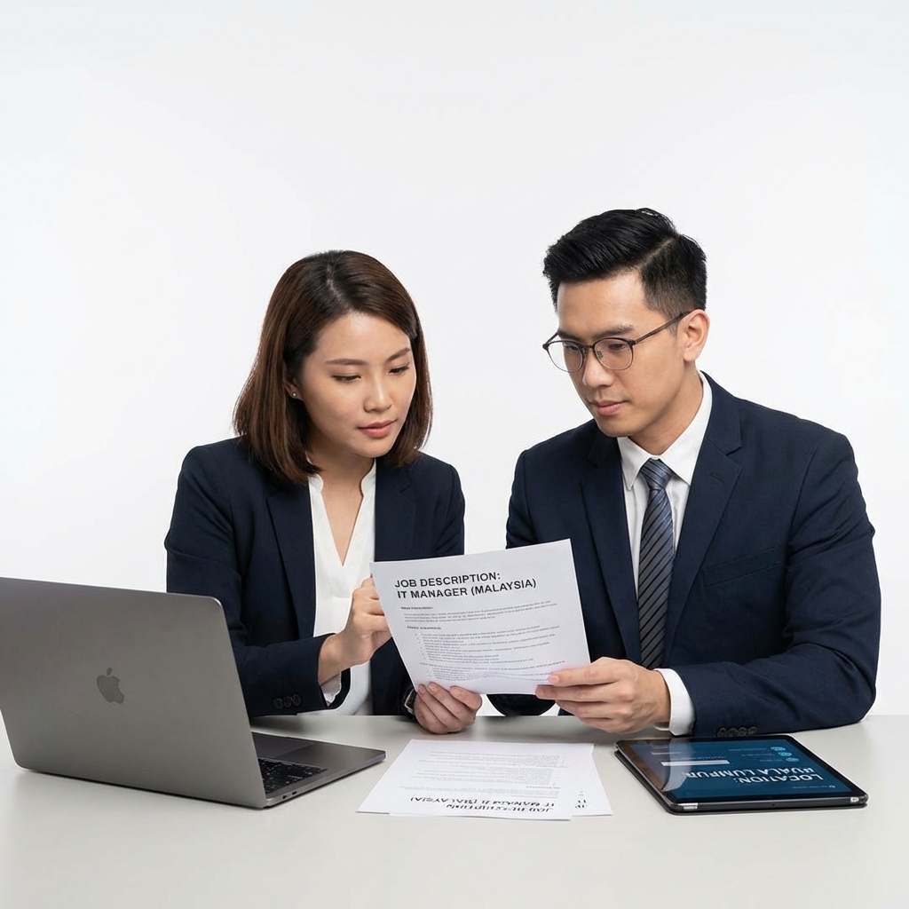 Job Description Templates for Manager Levels in IT field in malaysia