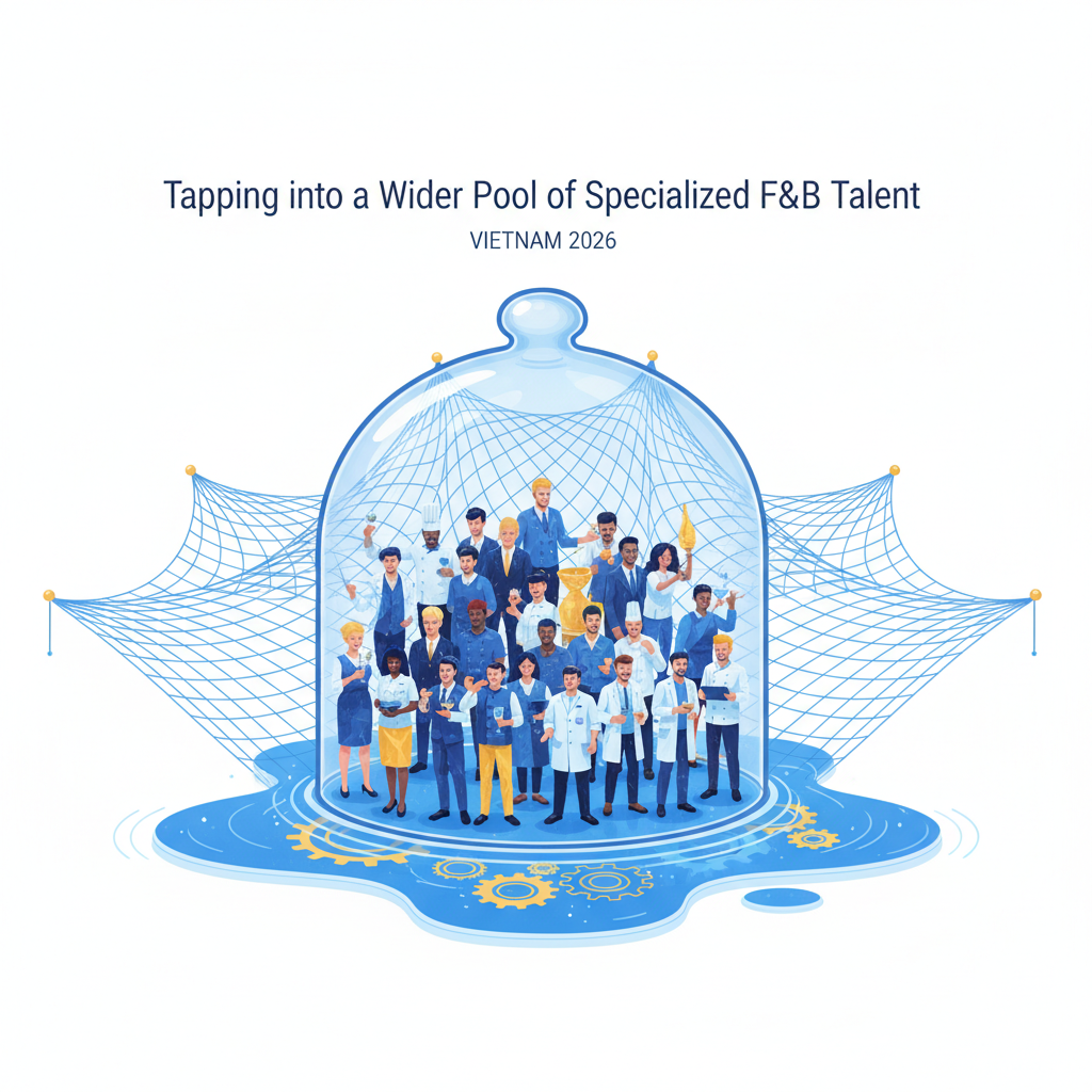 Food and Beverage industry professionals discussing market trends in Vietnam