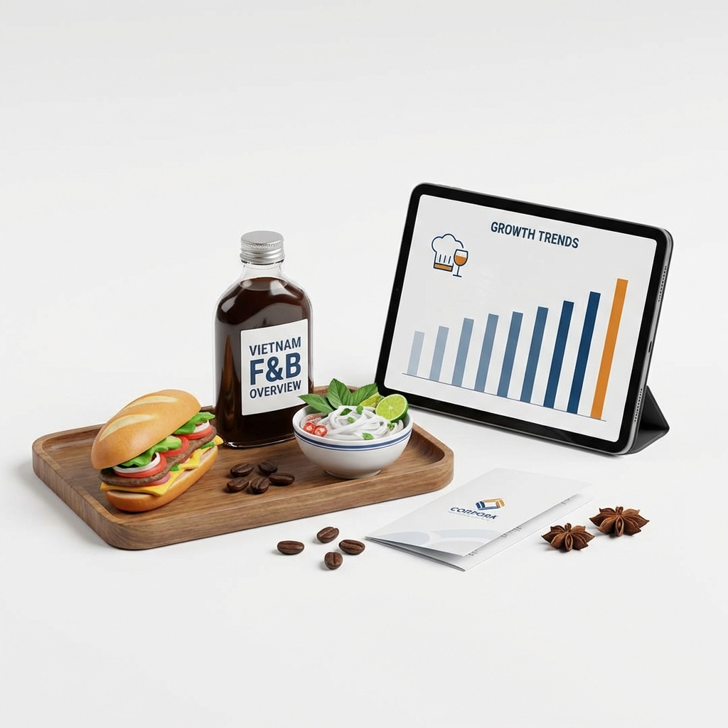 salary range report of jobs in Food & Beverage field in vietnam