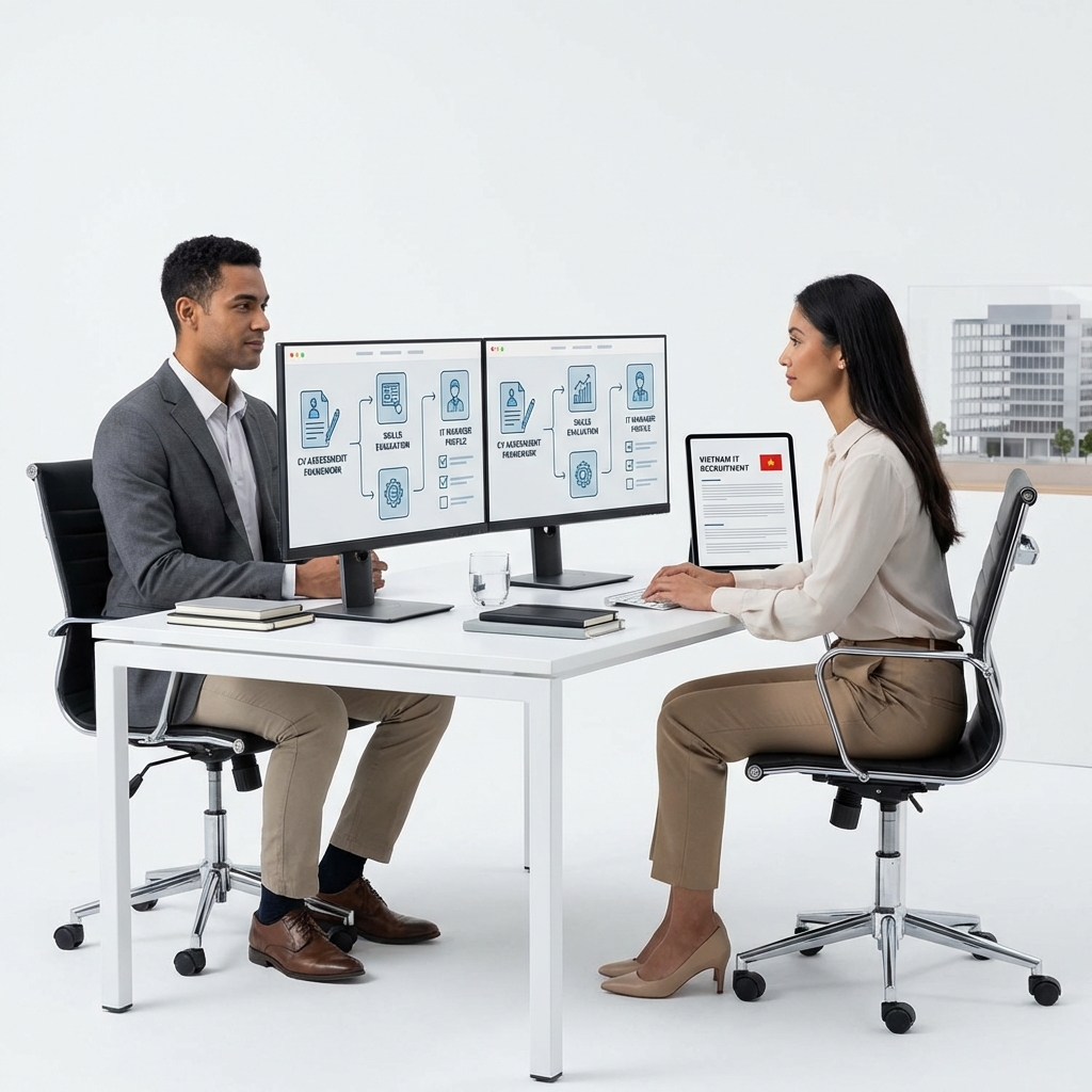 Test structure to assess Manager Level CVs in IT field in vietnam