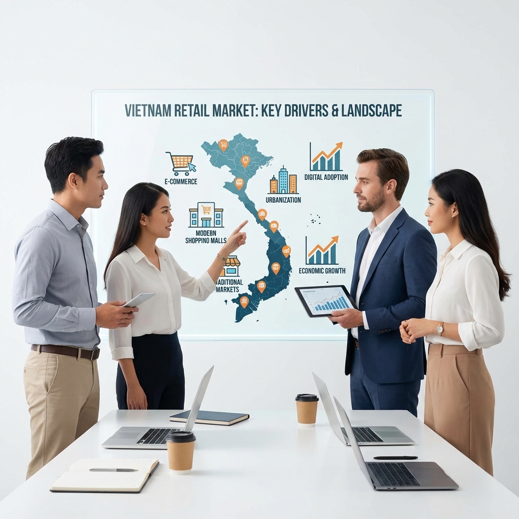 market demand trend report of Retail field in vietnam