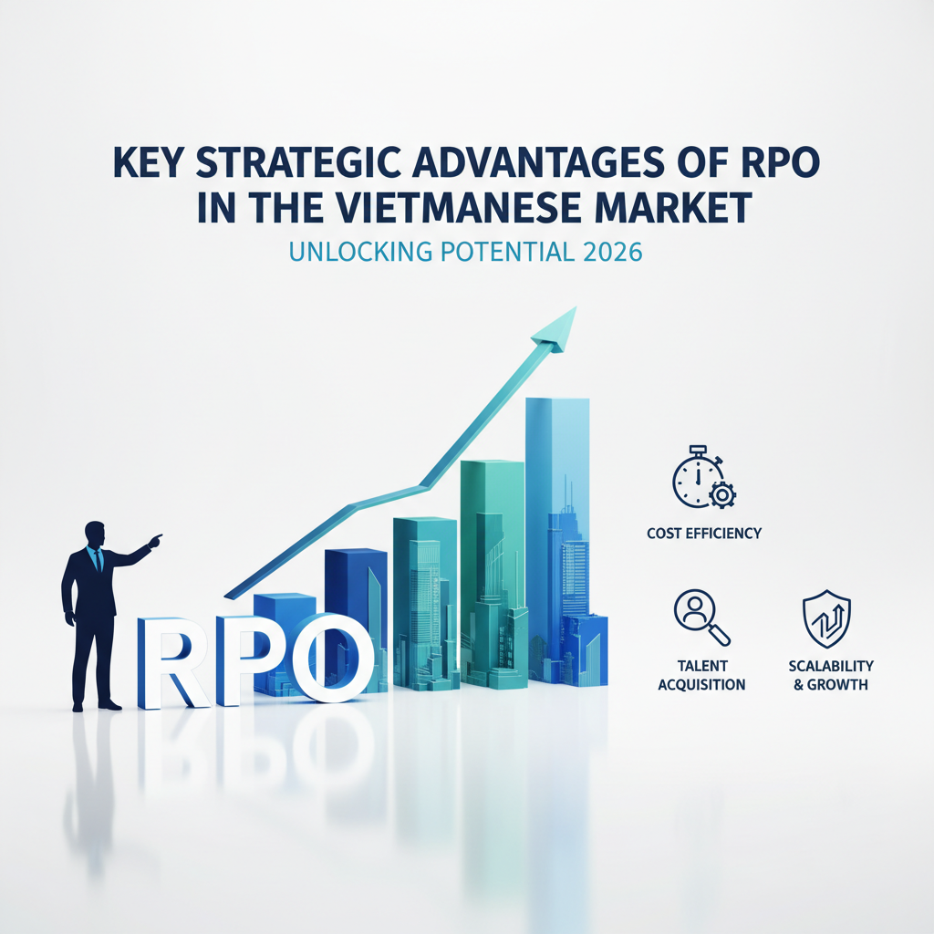Strategic advantages of RPO in the Vietnamese market, showing professionals collaborating