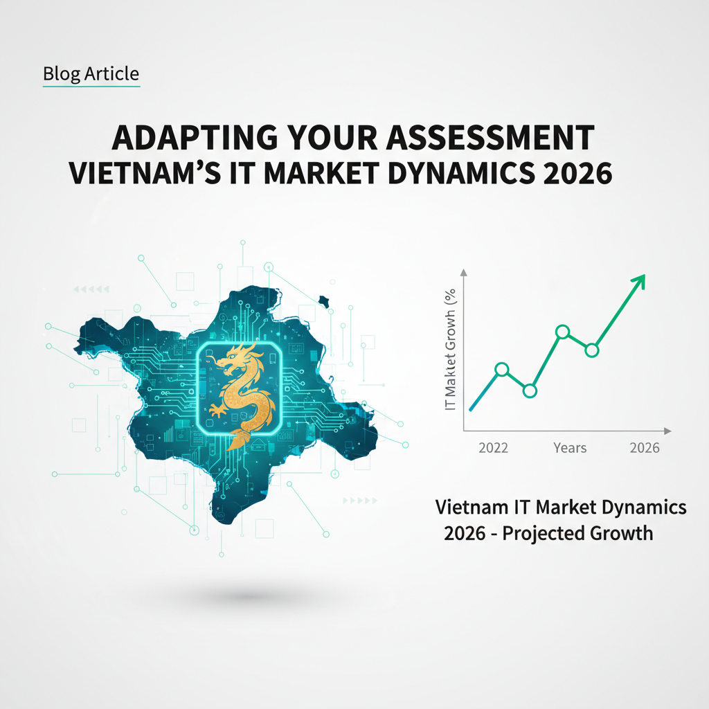 IT professionals collaborating on a project in a modern Vietnamese office