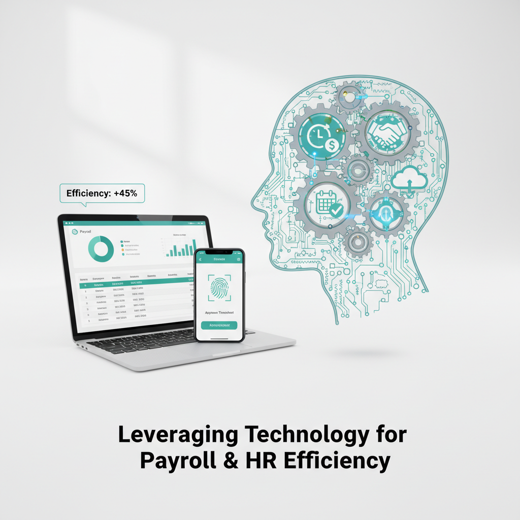 HR technology streamlining payroll and workforce management