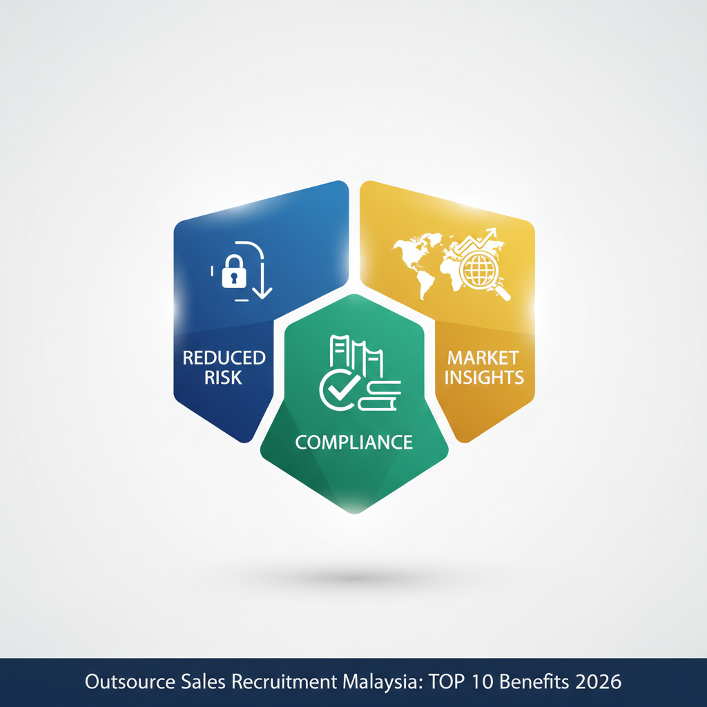 A diverse team of recruitment professionals collaborating, symbolizing comprehensive sales field recruitment services in Malaysia.