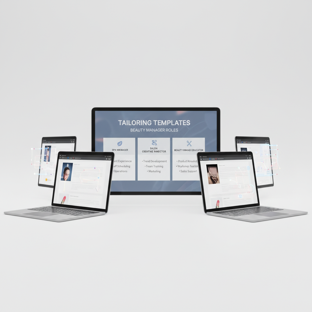 Managers collaborating on crafting effective job descriptions for the beauty industry