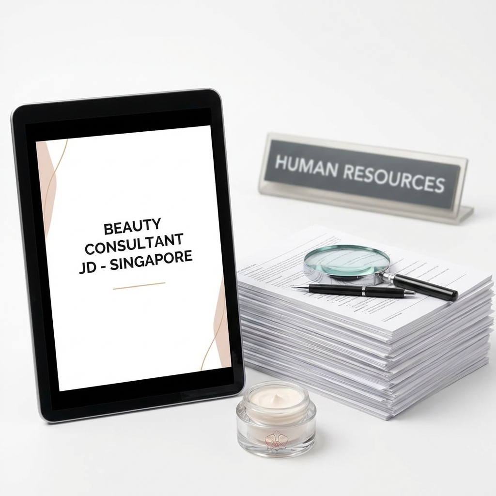 Job Description Templates for Manager Levels in beauty field in singapore