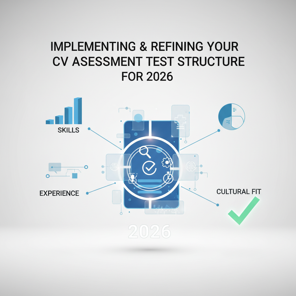 A modern hiring team collaborating on CV assessment strategies