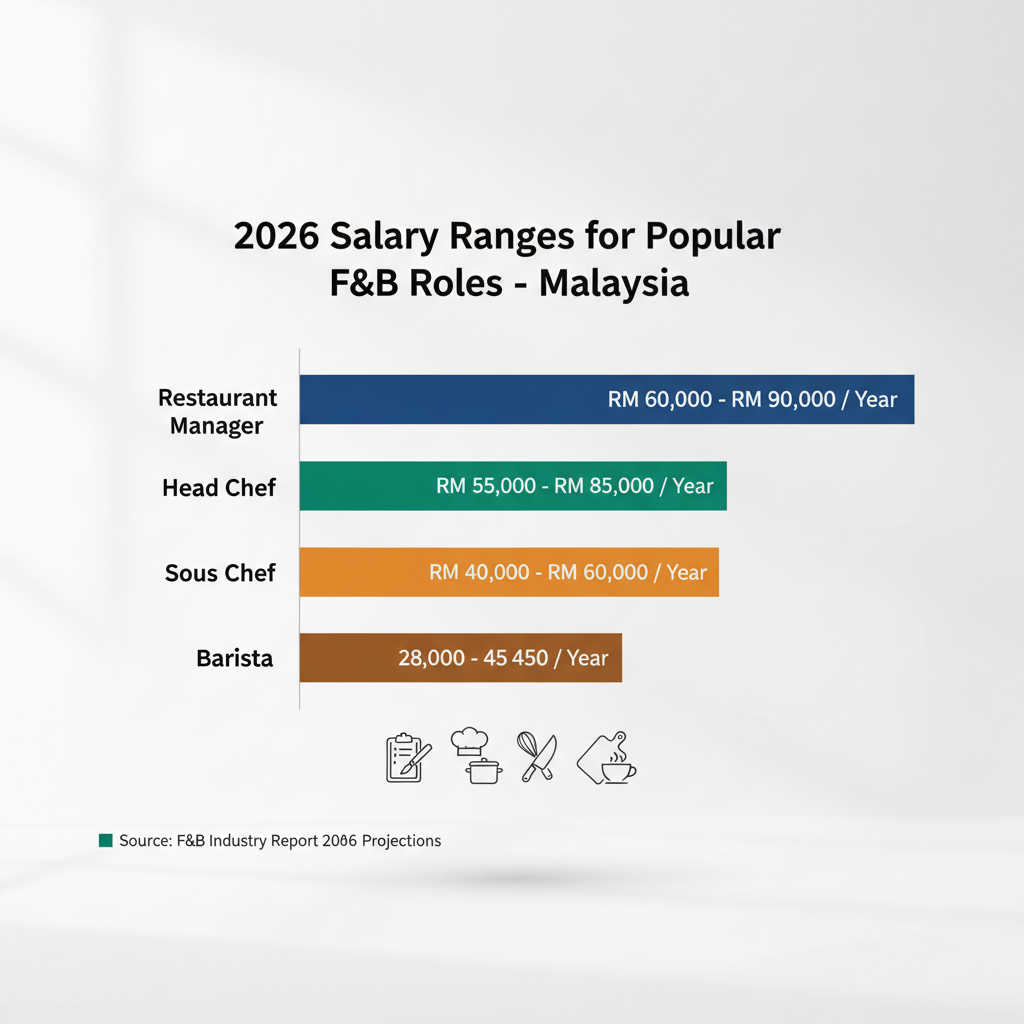 What's the F&B Job Salary Range in Malaysia 2026? 2 15