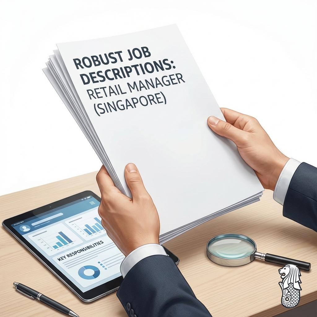 Job Description Templates for Manager Levels in retail companies in singapore