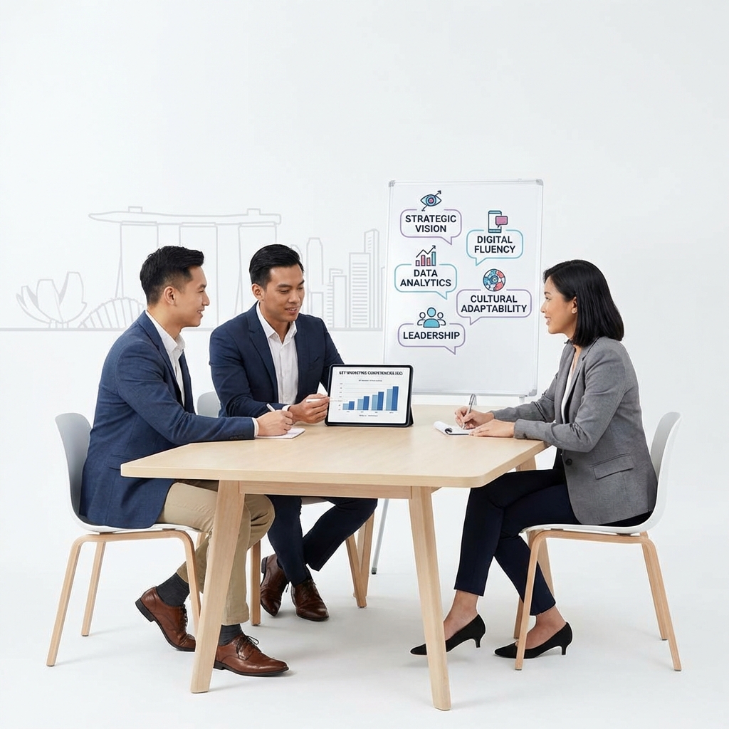 Test structure to assess Manager Level CVs in marketing agency in singapore