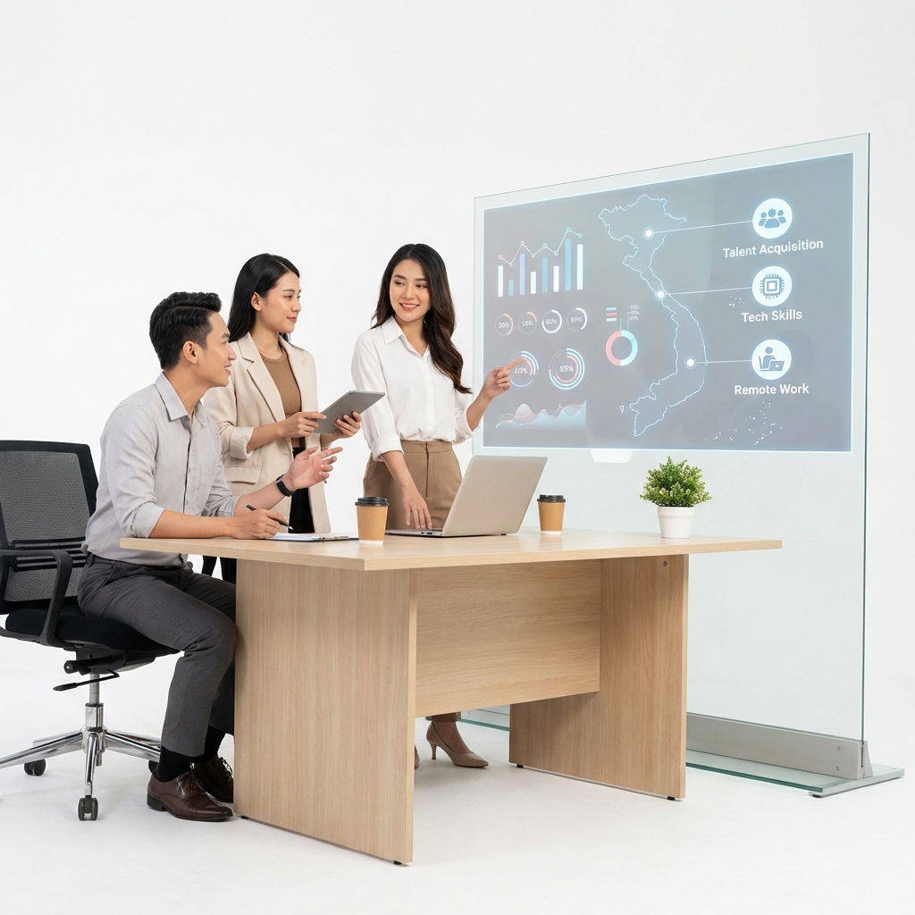 Differences between the SMEs' HR Structure and the Corporates' HR Structure in technology field in vietnam