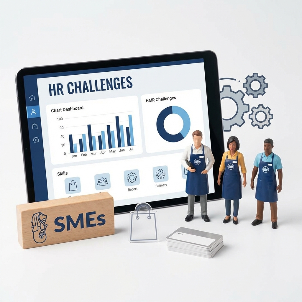 HR structures for SMEs the CEO in retail companies in singapore