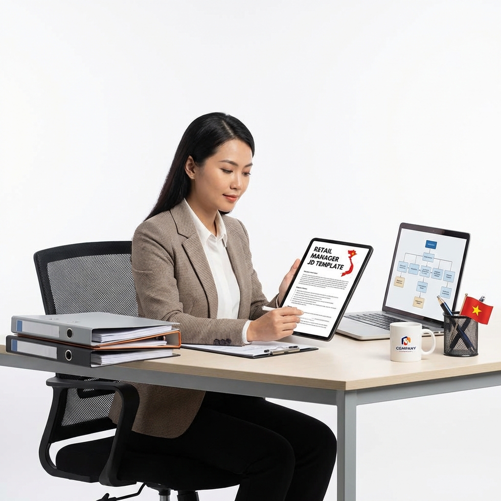 Job Description Templates for Manager Levels in retail companies in vietnam