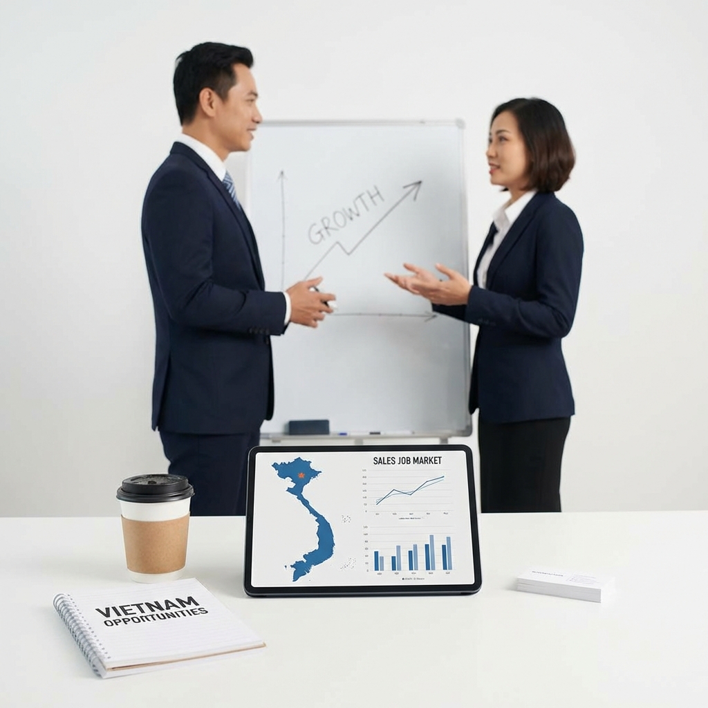 What's the Salary Range Report for Sales Jobs in Vietnam 2026? 1 salary range report of jobs in sale field in vietnam