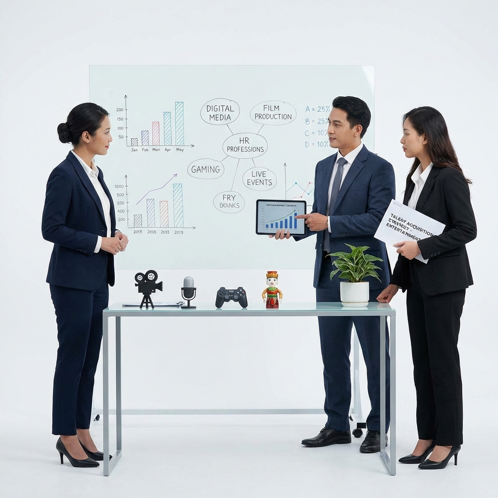 Test structure to assess Manager Level CVs in Entertainment field in vietnam