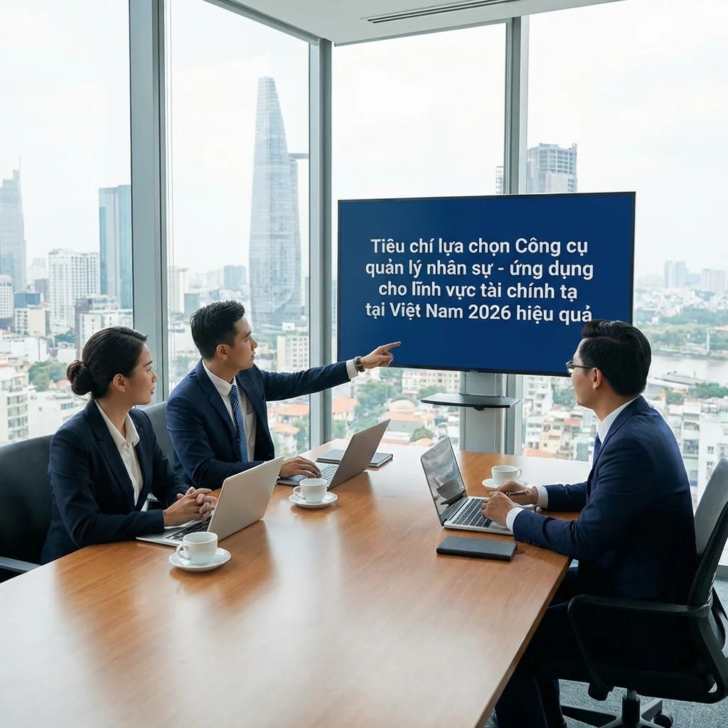 Công cụ quản lý nhân sự - ứng dụng cho lĩnh vực tài chính tại Việt Nam 2026 3 Tiêu chí lựa chọn Công cụ quản lý nhân sự - ứng dụng cho lĩnh vực tài chính tại Việt Nam 2026 hiệu quả