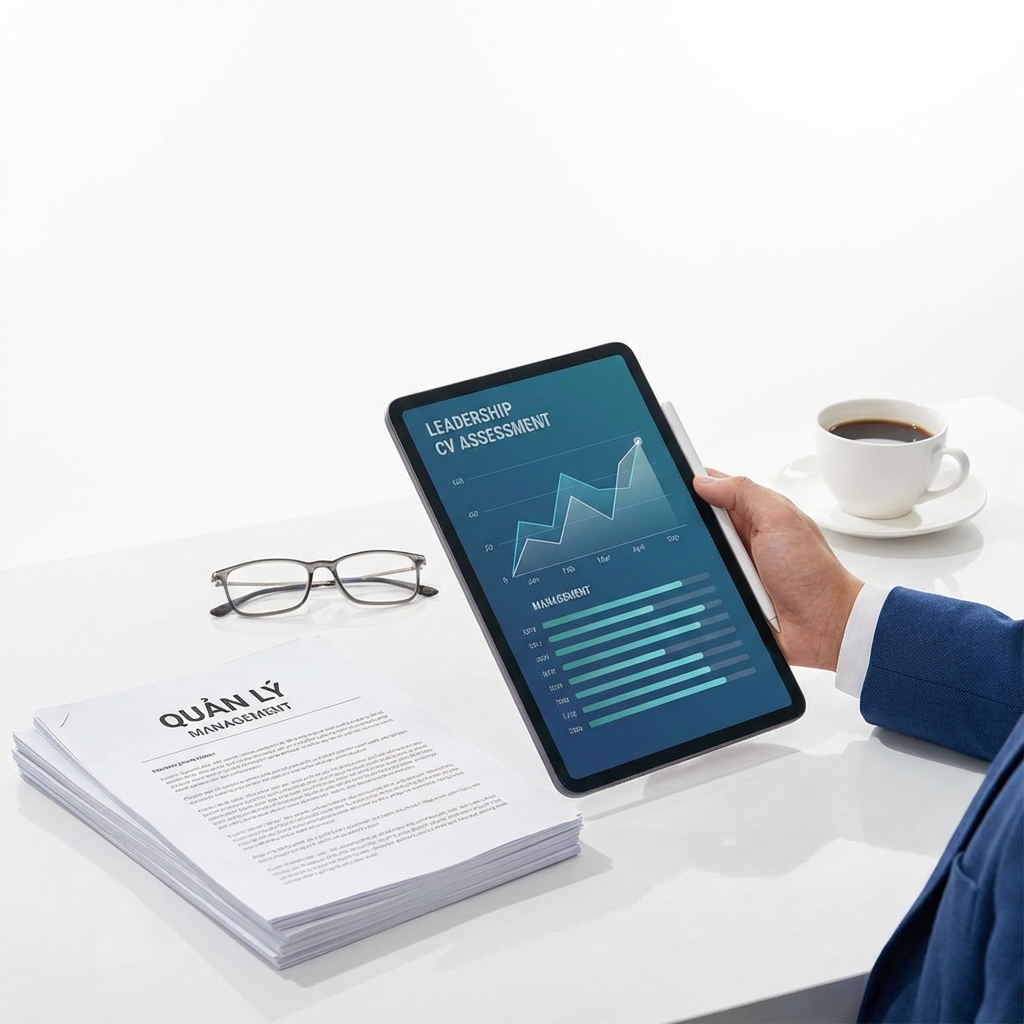 Cấu trúc bài kiểm tra đánh giá CV cấp quản lý trong lĩnh vực bán hàng tại Việt Nam