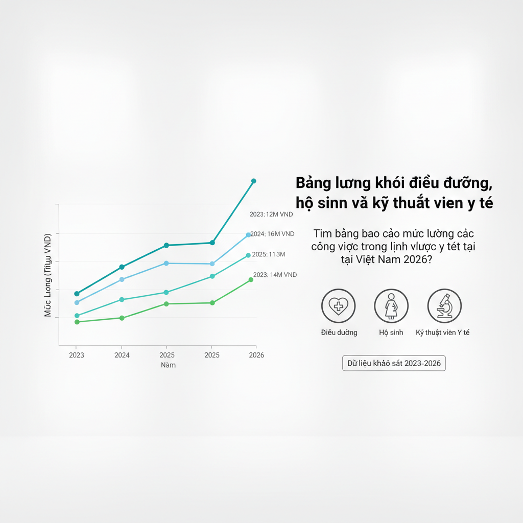Tìm bảng báo cáo mức lương các công việc trong lĩnh vực y tế tại Việt Nam 2026? 2 16