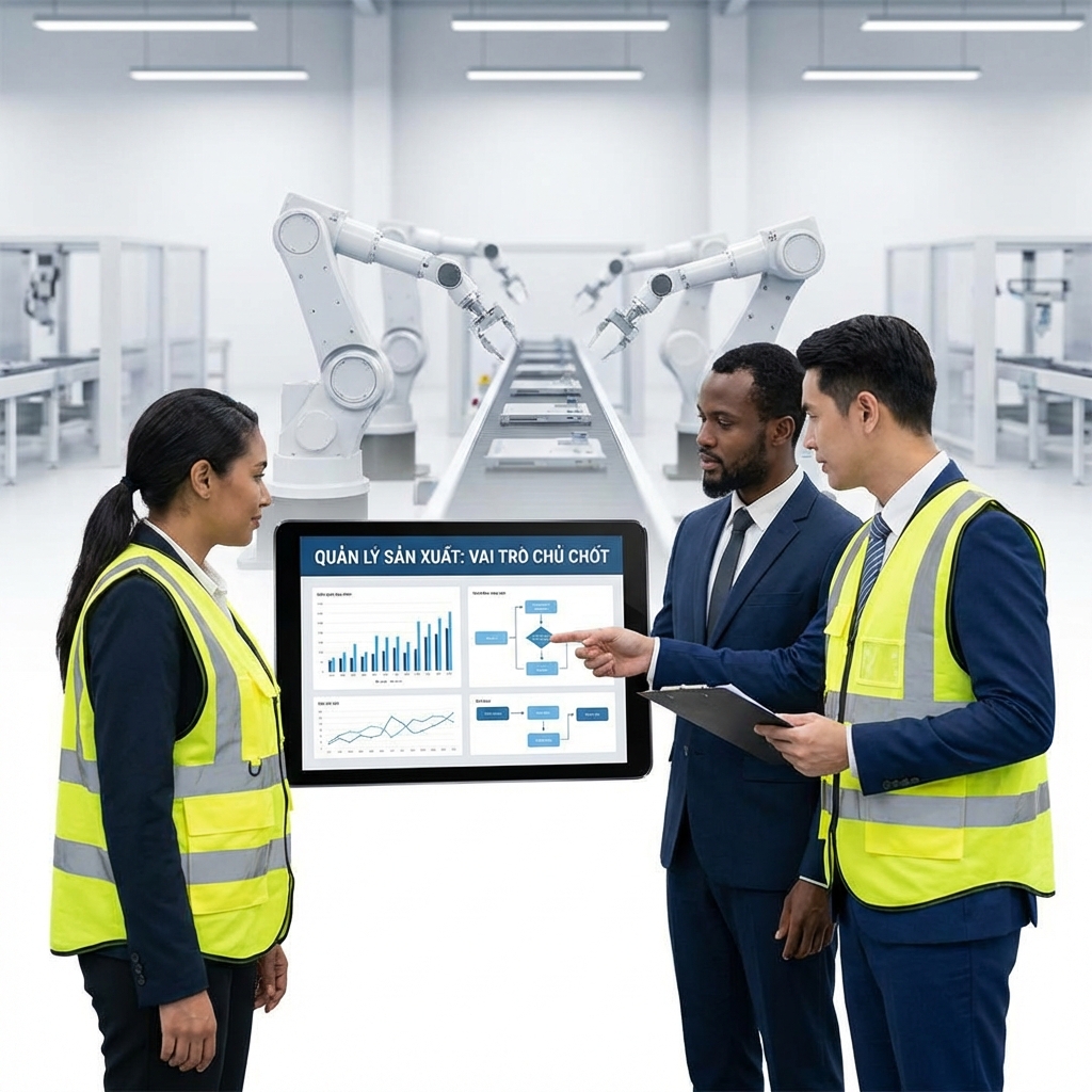 Mẫu bản mô tả công việc dành cho cấp quản lý trong lĩnh vực sản xuất tại Việt Nam