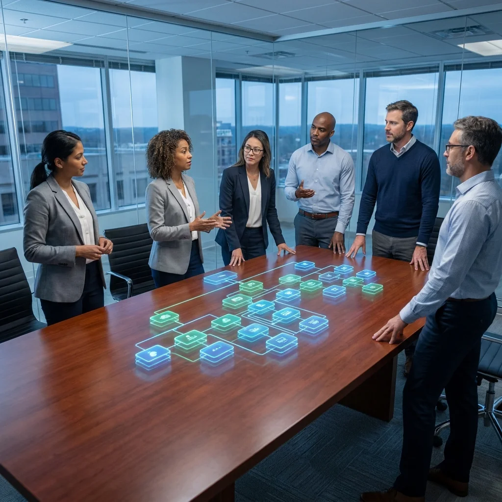 Bước 2: Xây dựng sơ đồ tổ chức phòng ban cốt lõi