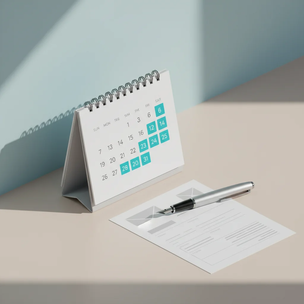 New Deadlines and Tax Registration Timelines